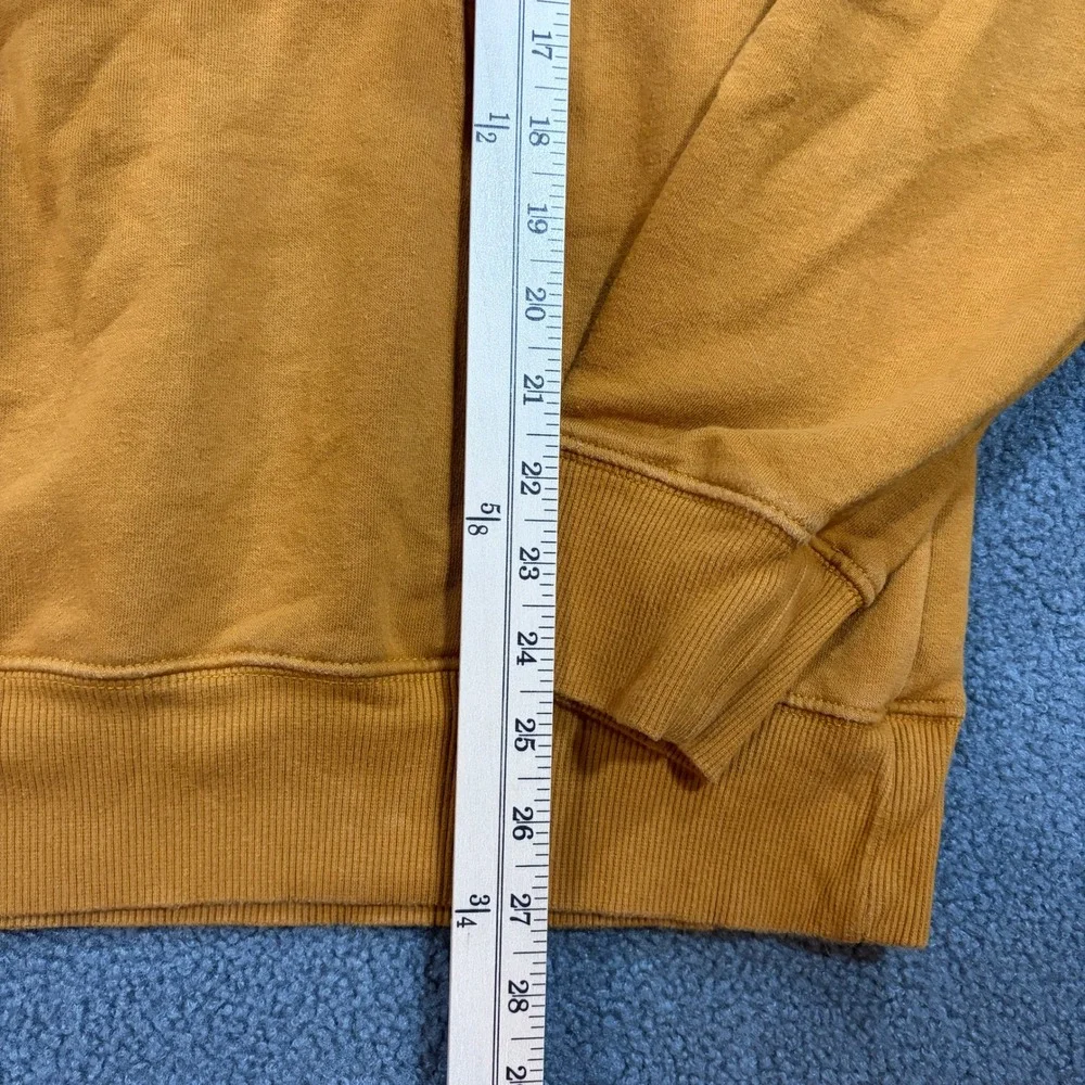 The North Face Hoodie Mens L Gold Never Stop Exploring A3Y9J Pullover Graphic
